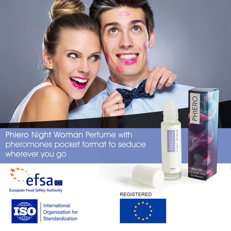 Profumo con Feromoni da Donna 500 Cosmetics Phiero Night Woman — Roll-On