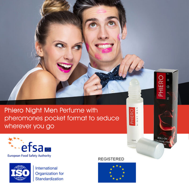 Profumo con Feromoni da Uomo 500 Cosmetics Phiero Night Man — Roll-On