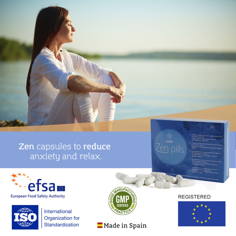 Capsule Ansia e Stress 500 Cosmetics Zen Pills — 30 Capsule