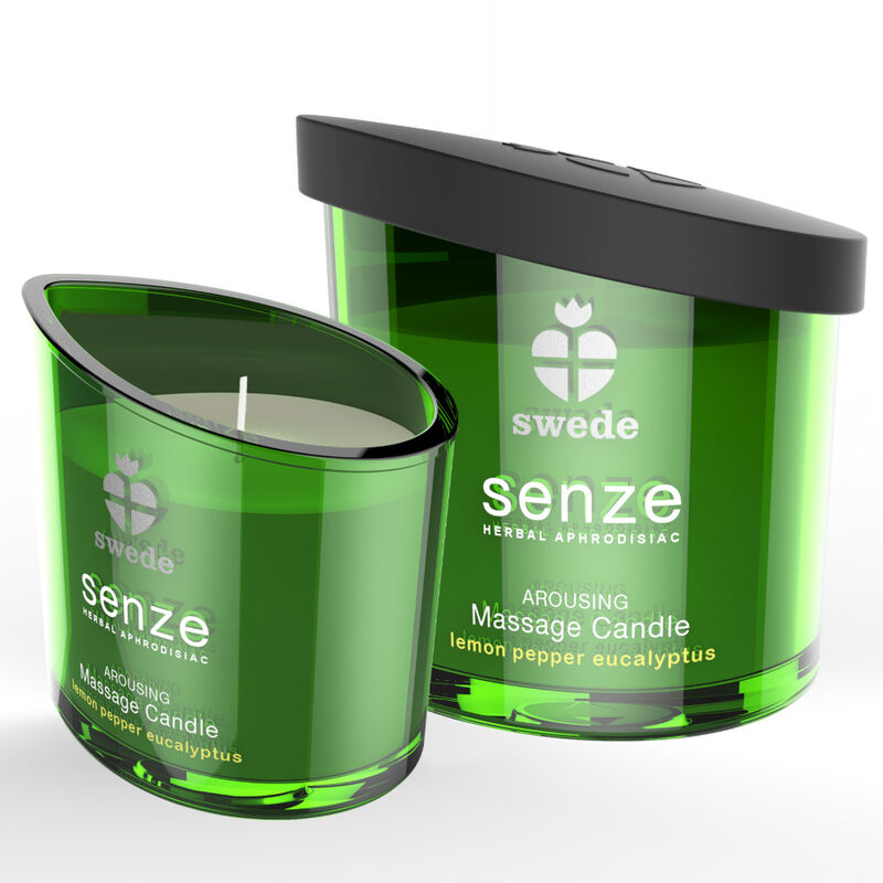 Candela da Massaggio Erotico Swede Senze — Limone, 50 ml