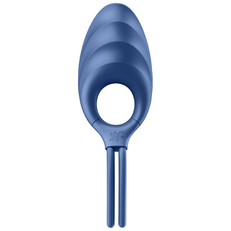 Anello Fallico Vibrante Satisfyer Swordsman — Silicone, Blu