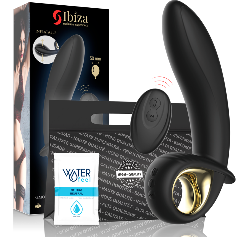 Vibratore Gonfiabile Punto G Ibiza — Telecomando, Silicone