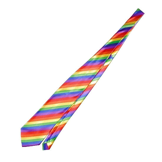 Cravatta con Bandiera Arcobaleno Pride LGBT — Accessorio