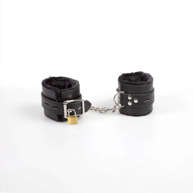 Manette BDSM in Ecopelle Secretplay Black Collection — Imbottite
