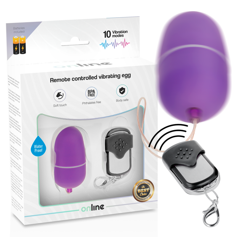 Uovo Vibrante con Telecomando Online — Lilla