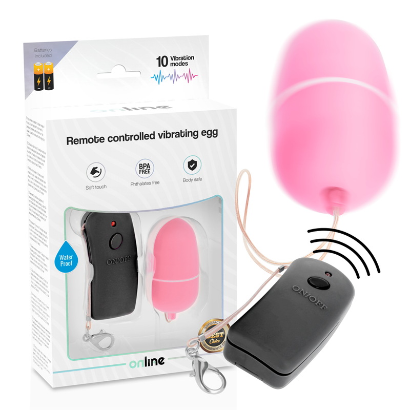 Uovo Vibrante con Telecomando Online — Rosa