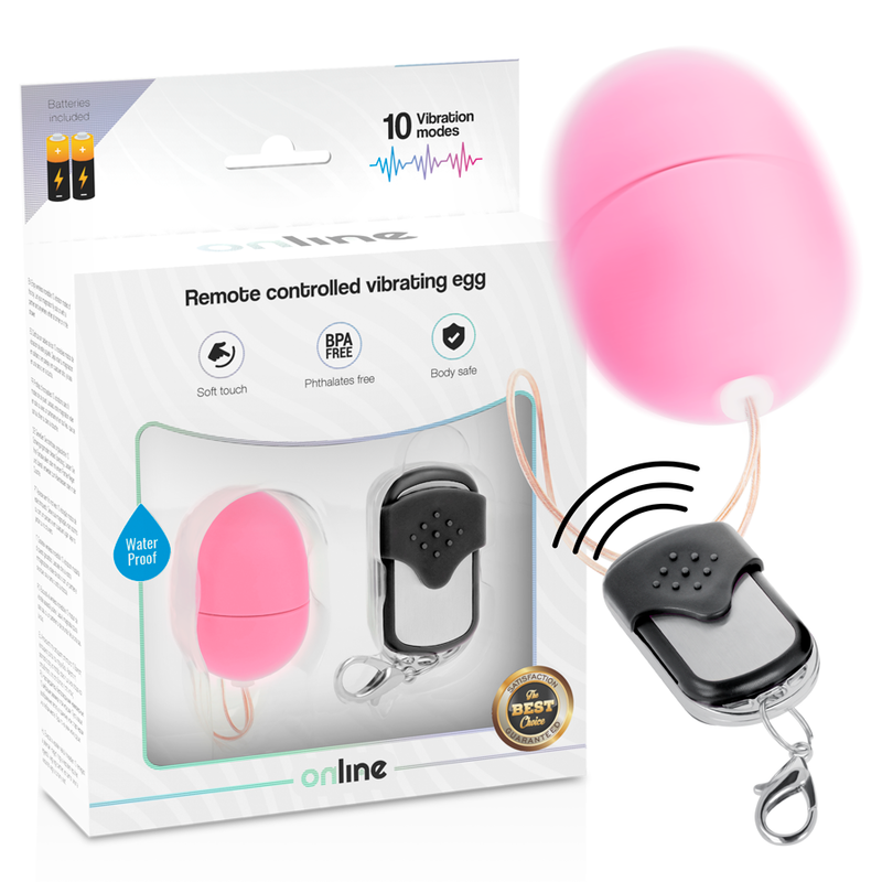 Uovo Vibrante con Telecomando Online — Rosa