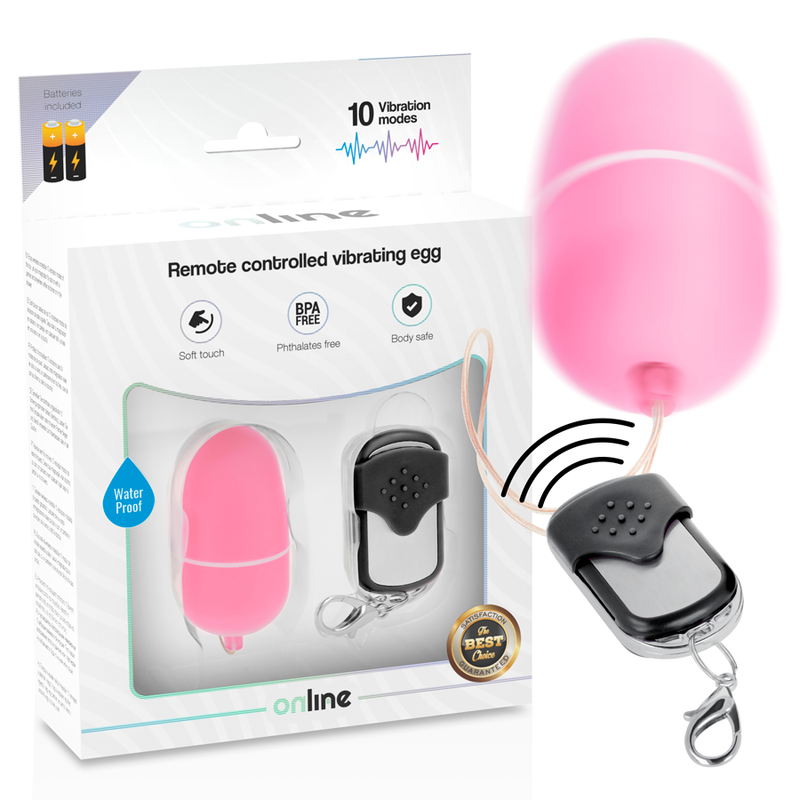 Uovo Vibrante con Telecomando Online — Rosa