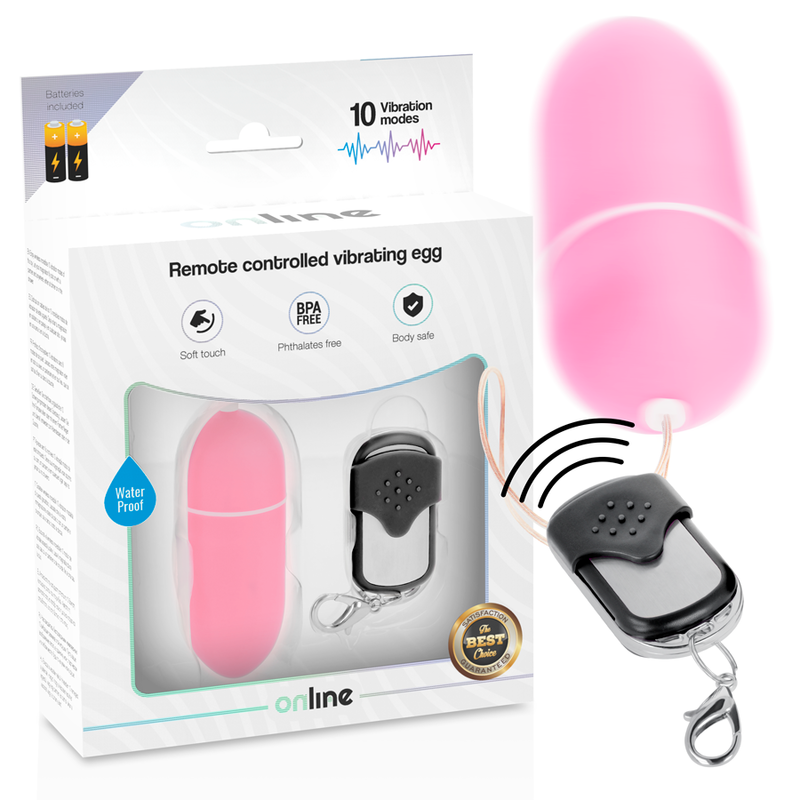 Uovo Vibrante con Telecomando Online — Rosa