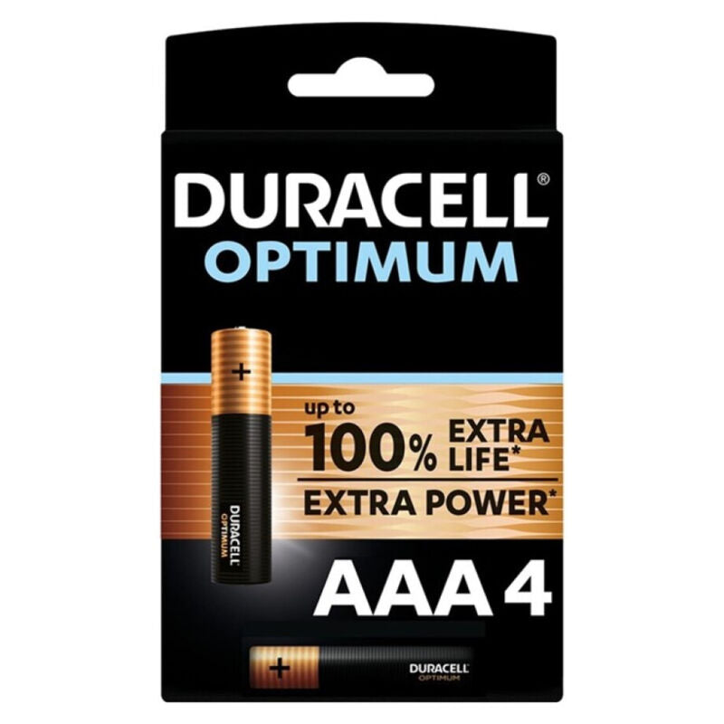 Batterie Alcaline AAA Duracell Optimum 200 — 4 Unità