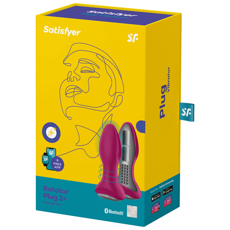 Plug Anale Vibrante Rotante Satisfyer Rotator Plug 2+ — App