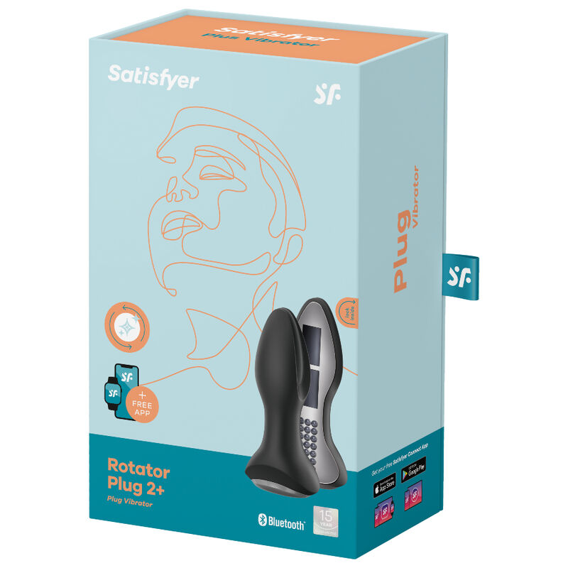 Plug Anale Vibrante Rotante Satisfyer Rotator Plug 2+ — App