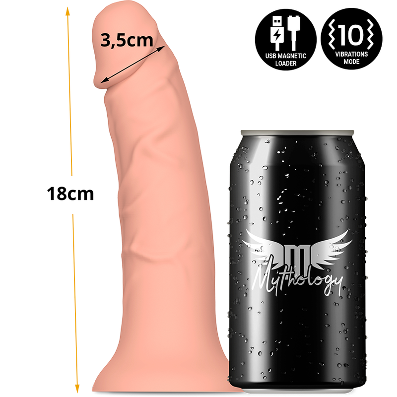 Dildo Realistico Compatibile Watchme Mythology Asher — Taglia S
