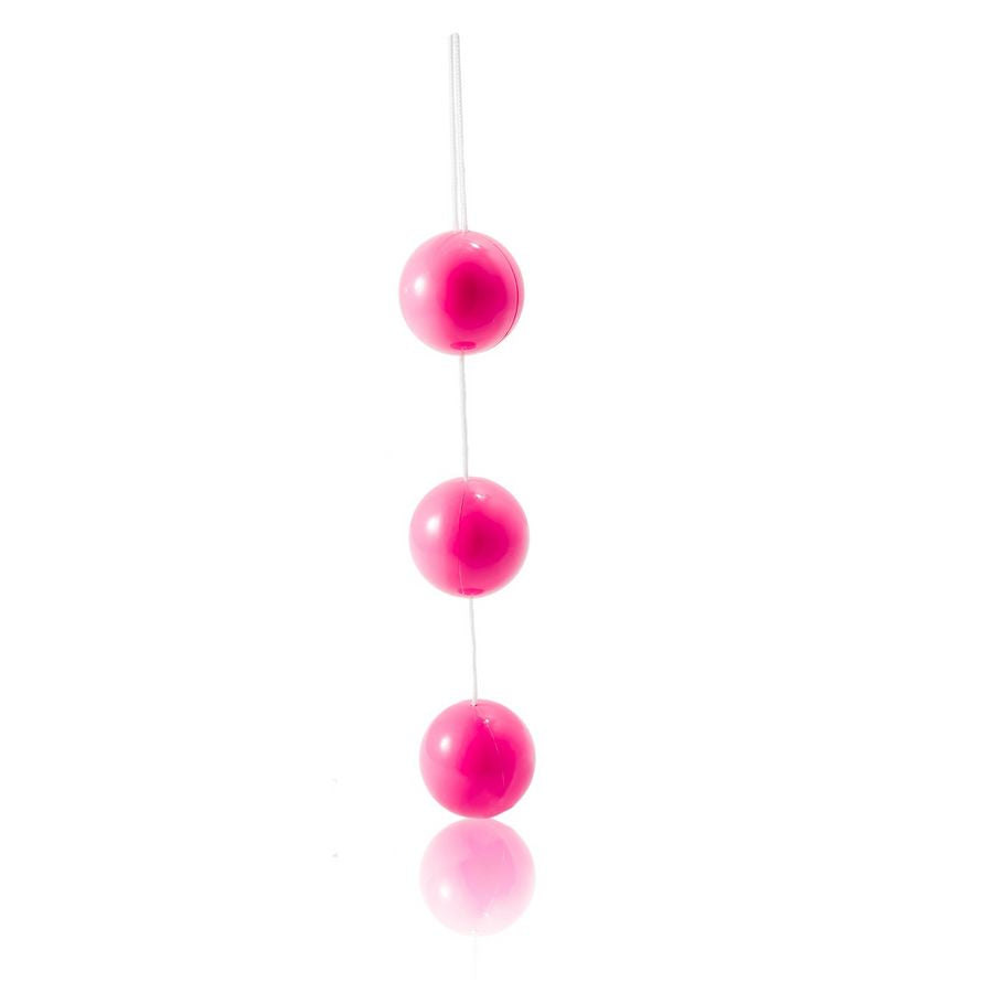 Palline Anali e Vaginali Baile — ABS, 3 Sfere, 20 cm, Rosa