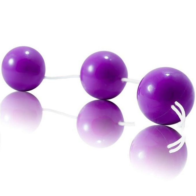 Palline Anali Vaginali Baile — ABS, 3 Sfere 34 mm, Lilla