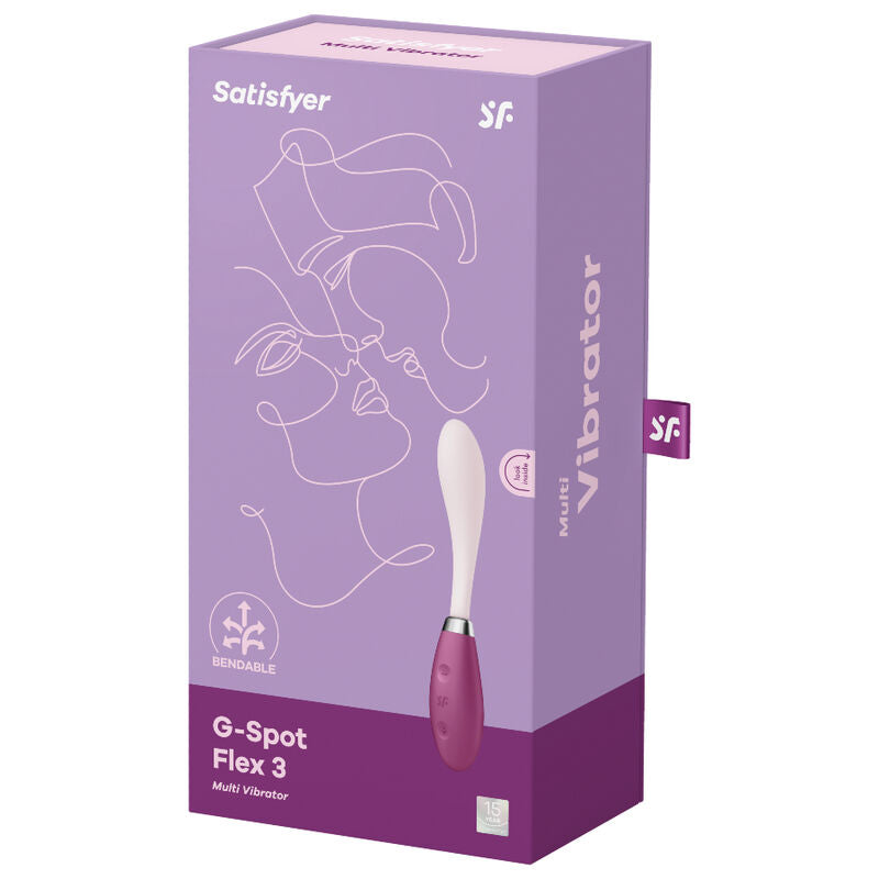 Vibratore Rabbit Punto G Satisfyer G-Spot Flex 3 — Rosso