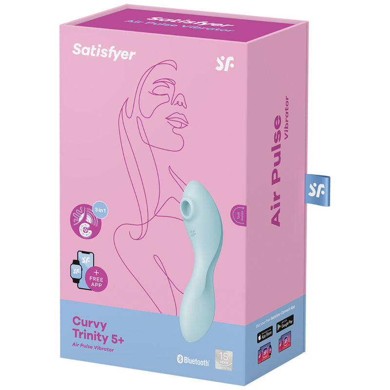 Stimolatore Clitoride e Vibratore Punto G Satisfyer Curvy Trinity 5