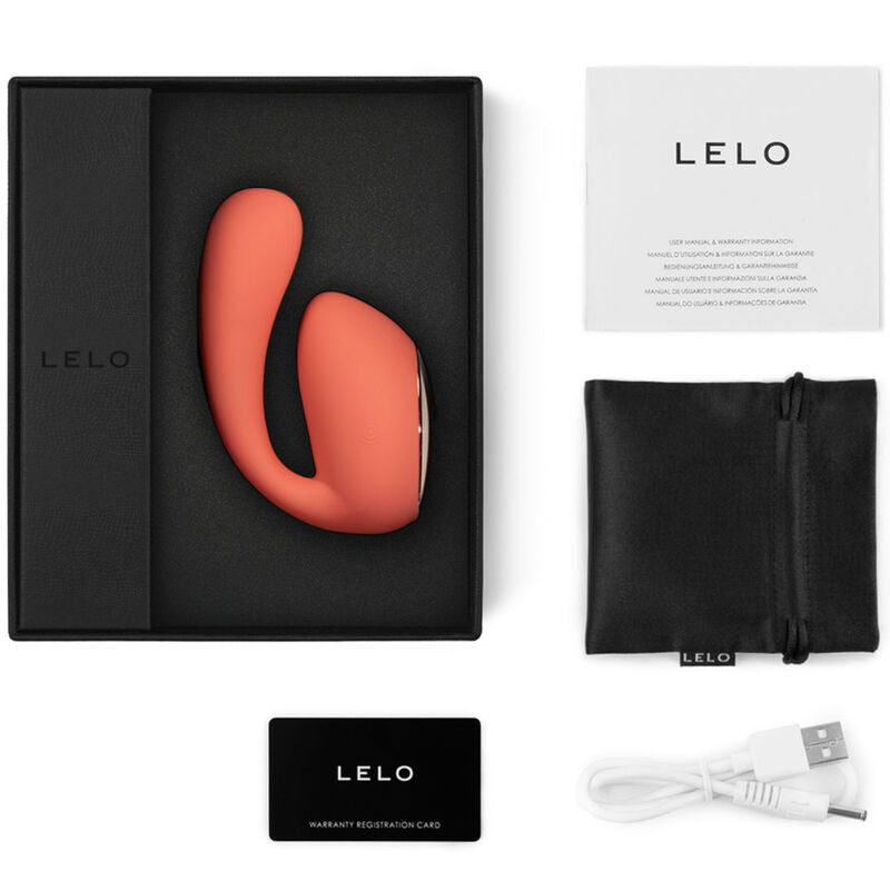 Vibratore Rabbit App-Controlled Lelo Ida Wave — Coral