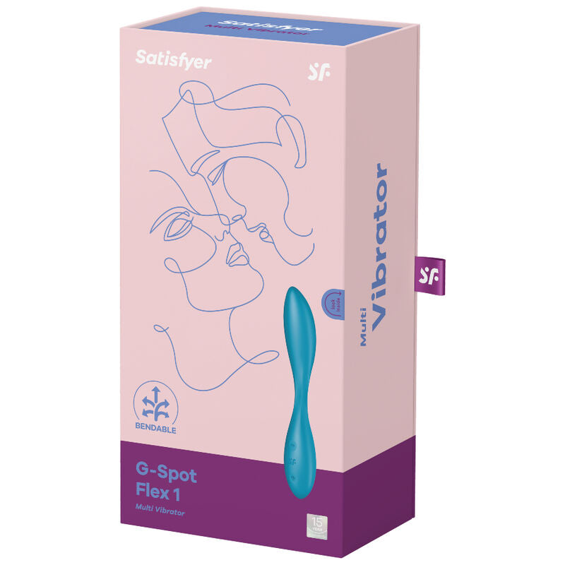 Vibratore Rabbit Punto G Satisfyer G-Spot Flex 1 — Blu