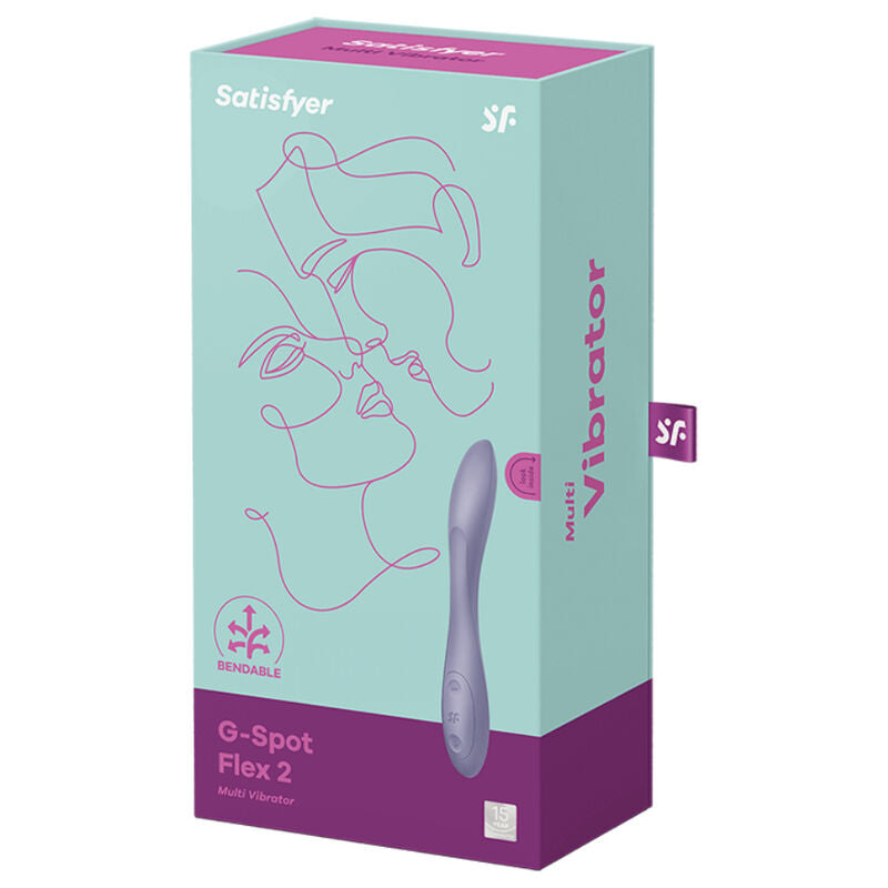 Vibratore Rabbit Punto G Satisfyer G-Spot Flex 2 — Viola