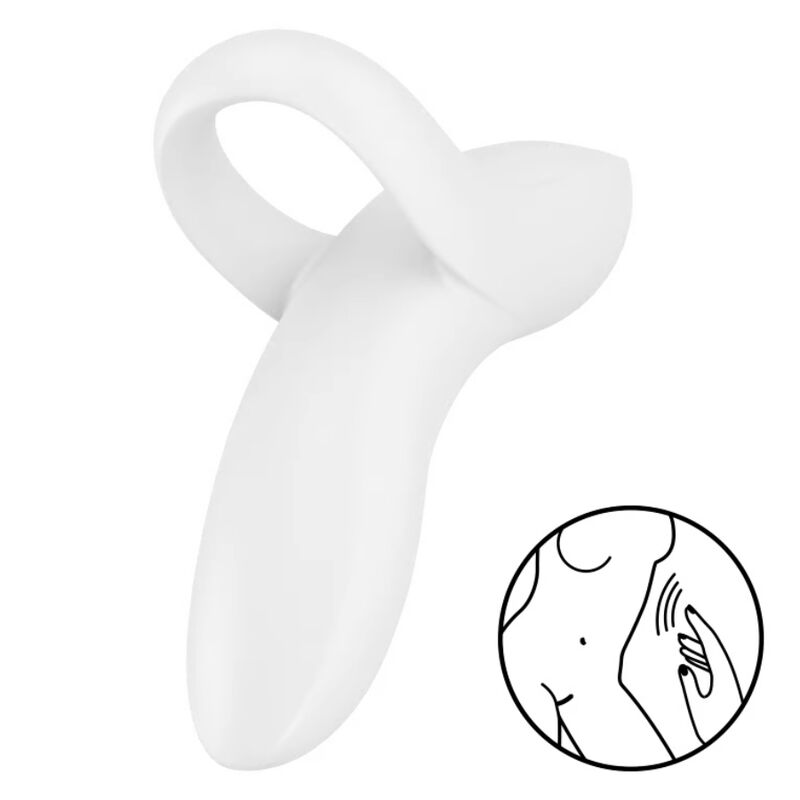 Vibratore da Dito Satisfyer Bold Lover — 12 Modalità, Silicone