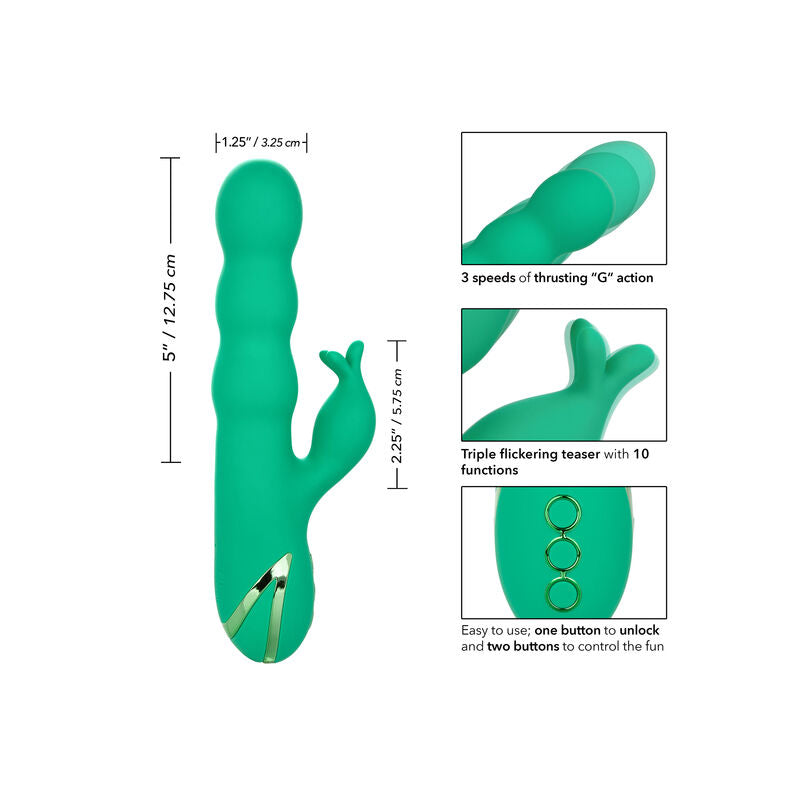 Vibratore Rabbit Spingente Calexotics Sonoma — 10 Modalità