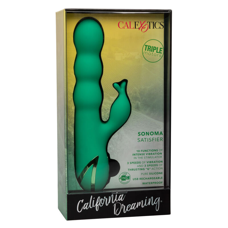 Vibratore Rabbit Spingente Calexotics Sonoma — 10 Modalità