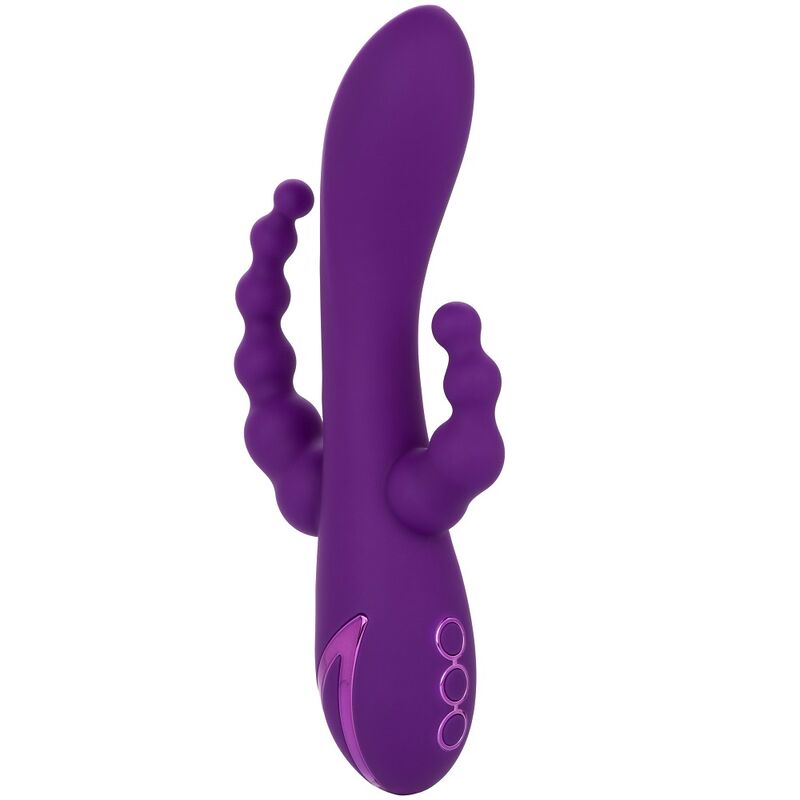 Vibratore Rabbit Doppia Penetrazione Calexotics Long Beach — Viola