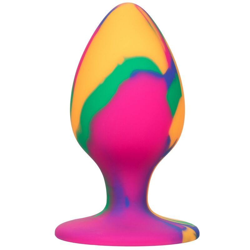 Plug Anale Ventosa Calexotics Cheeky — Silicone Tie-Dye