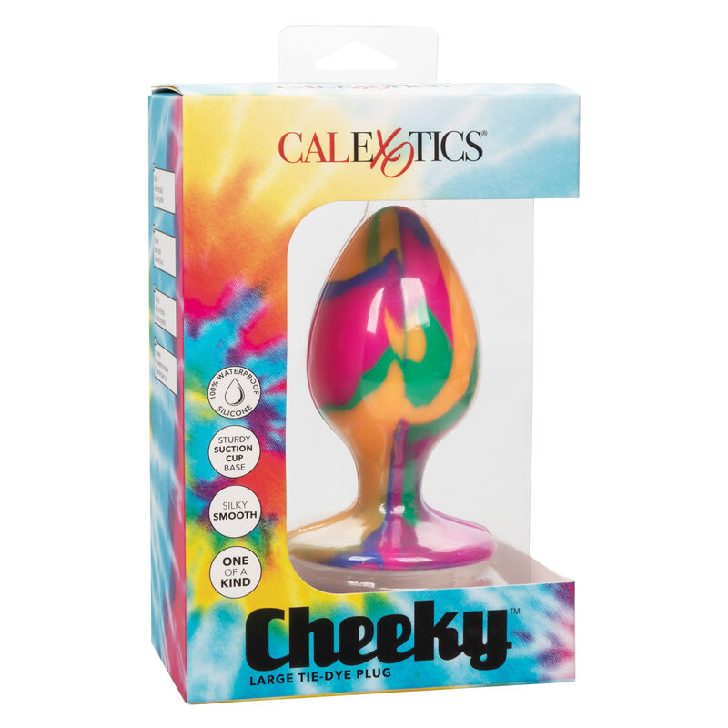Plug Anale Ventosa Calexotics Cheeky — Silicone Tie-Dye