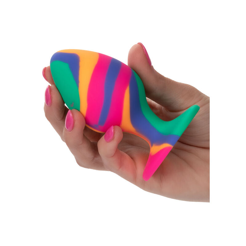 Plug Anale Ventosa Calexotics Cheeky — Silicone Tie-Dye