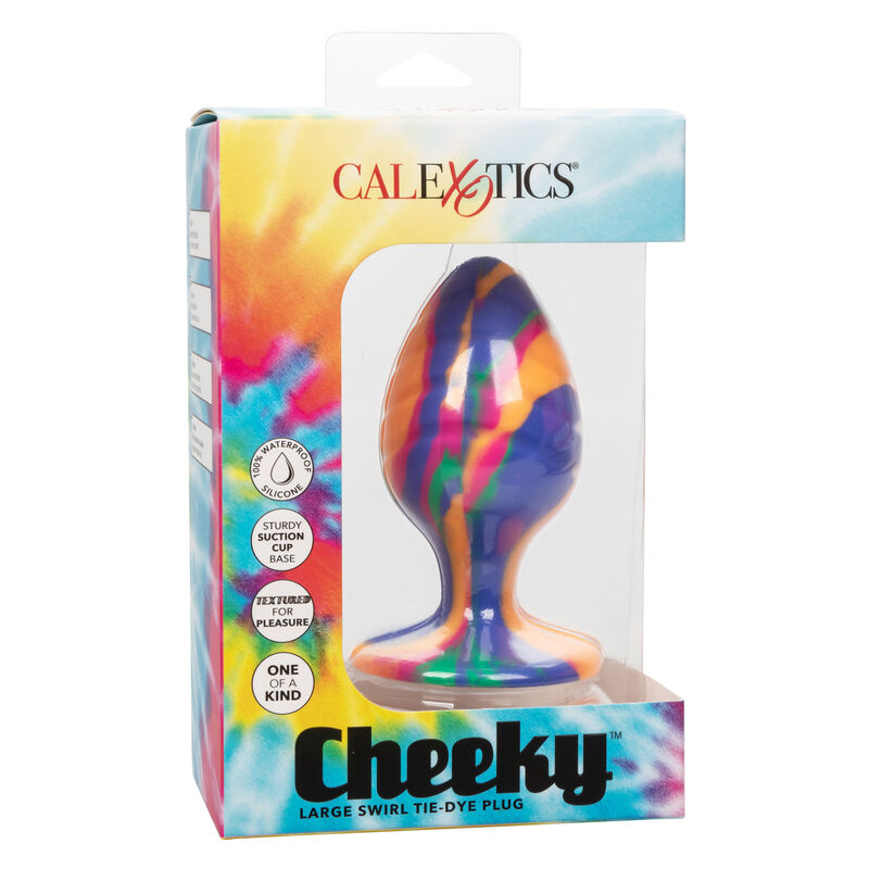 Plug Anale con Ventosa Calexotics Cheeky Swirl — Silicone