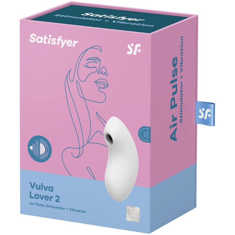 Succhia Clitoride Satisfyer Vulva Lover 2 — Bianco