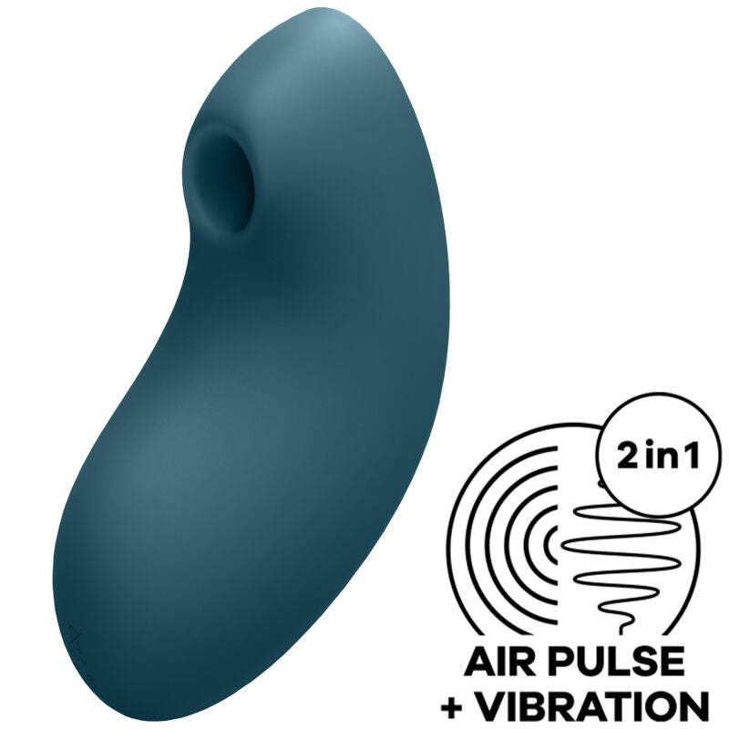 Succhia Clitoride Satisfyer Vulva Lover 2 — Vibratore, Blu