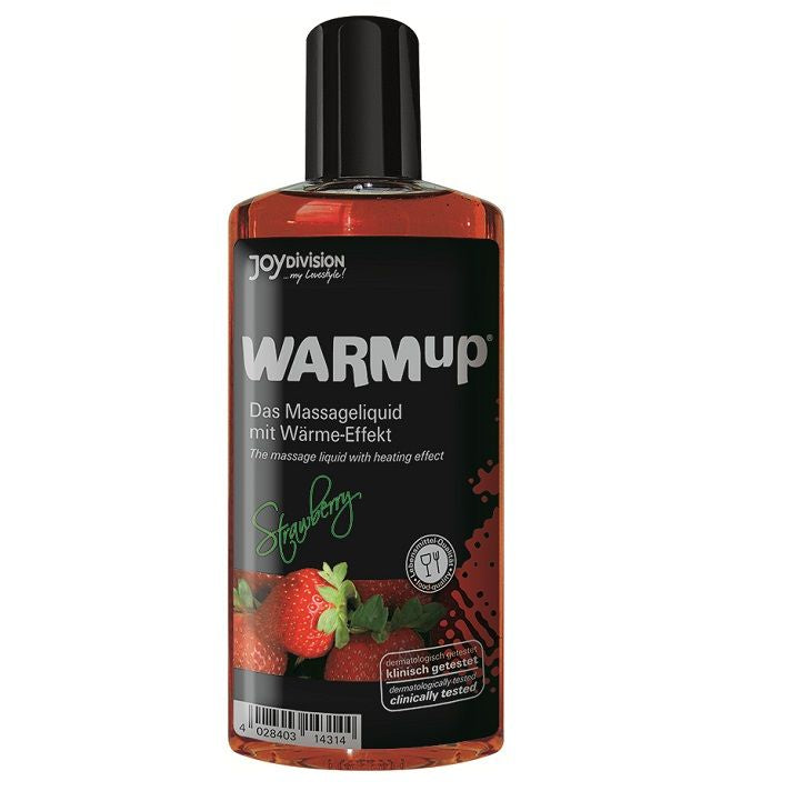 Olio da Massaggio Erotico Riscaldante Joydivision Warmup — Fragola