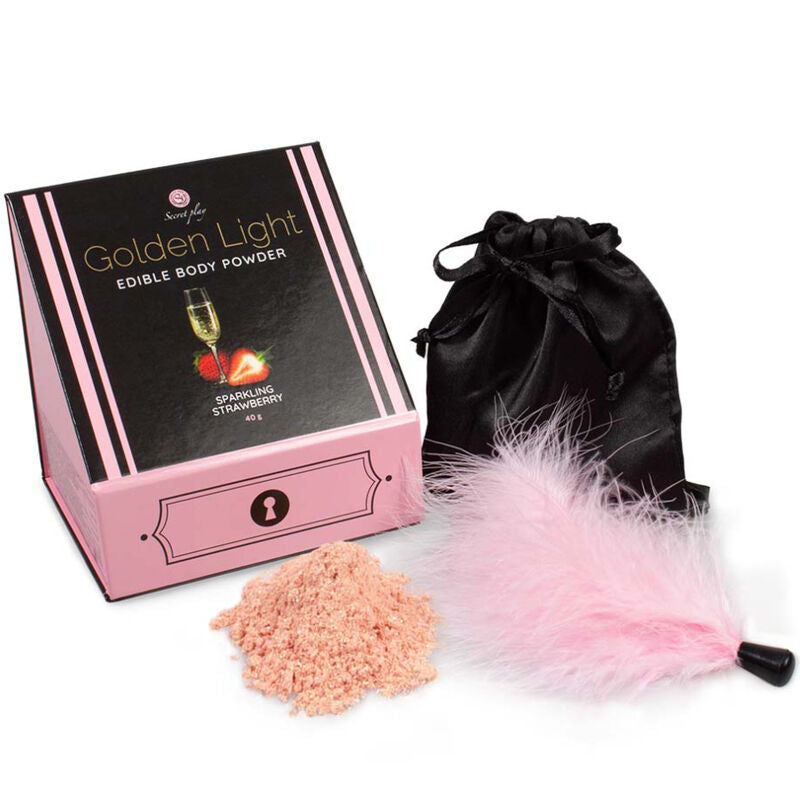 Kit Erotico Polvere Commestibile Frizzante Secretplay — Fragola