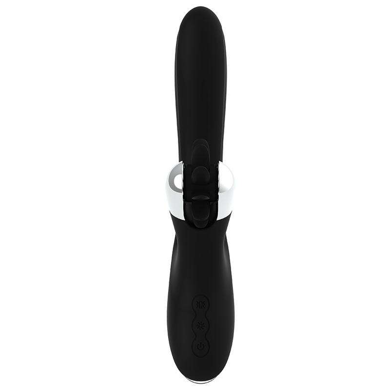 Vibratore Rabbit Black&Silver Grimm — Funzione Onda