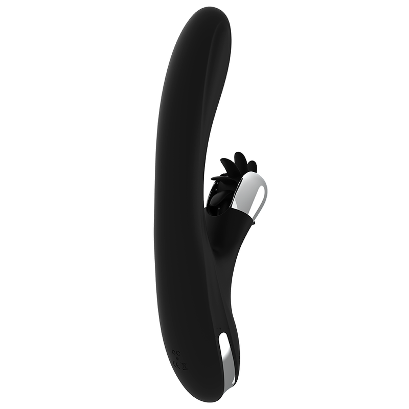 Vibratore Rabbit Black&Silver Grimm — Funzione Onda