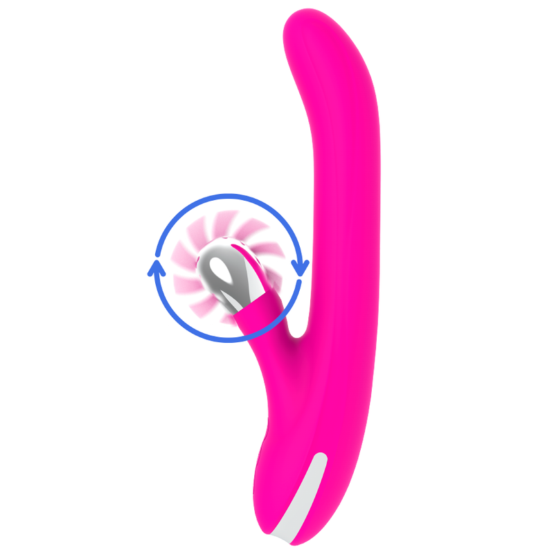 Vibratore Rabbit Rotante Diversia — Silicone, 24 cm