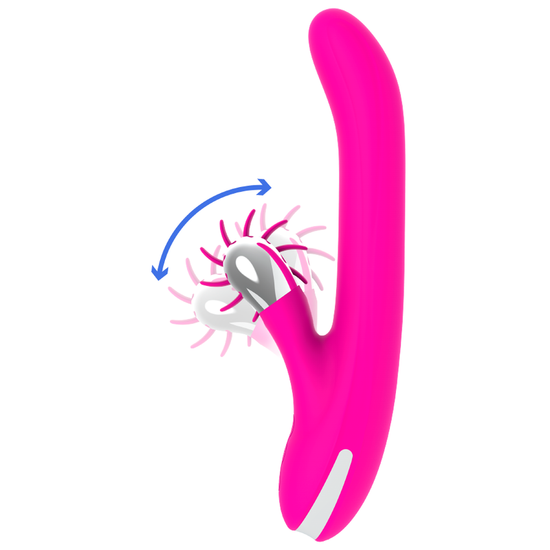 Vibratore Rabbit Rotante Diversia — Silicone, 24 cm