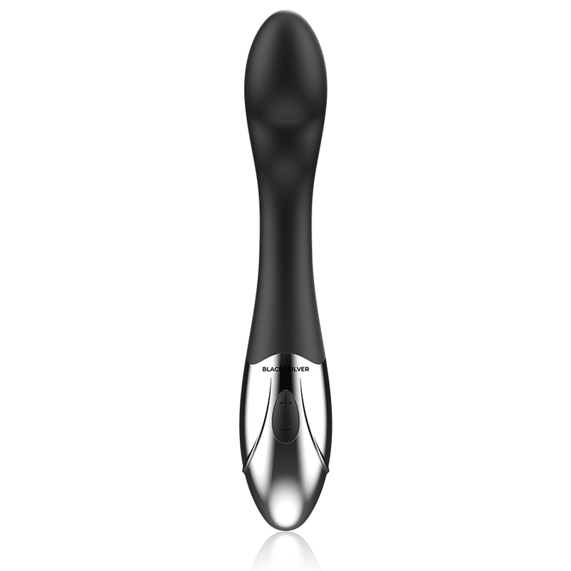 Vibratore Rabbit Black&Silver Kilian — Silicone, Ricaricabile USB