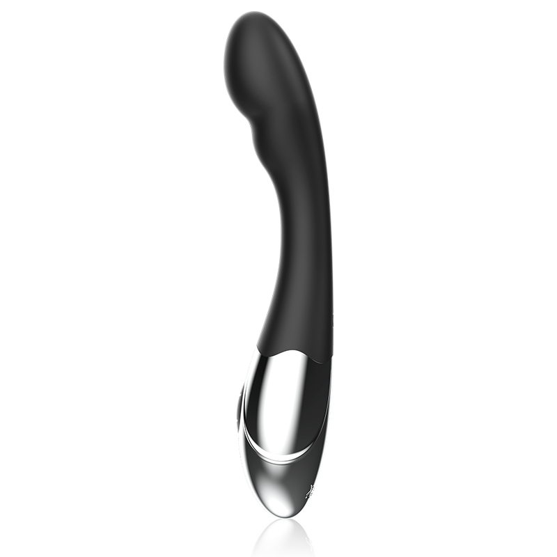Vibratore Rabbit Black&Silver Kilian — Silicone, Ricaricabile USB