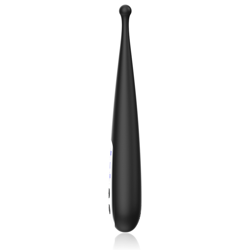 Vibratore Ricaricabile USB Black&Silver Kenneth — Silicone Morbido
