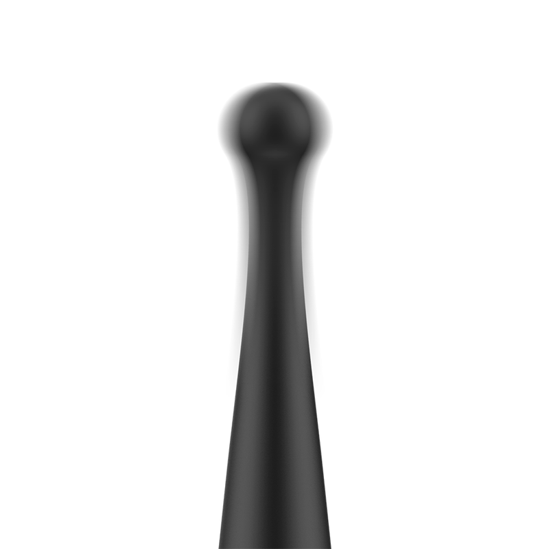 Vibratore Ricaricabile USB Black&Silver Kenneth — Silicone Morbido