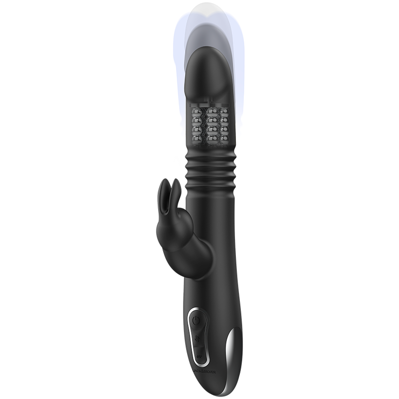 Vibratore Stimolante Wireless Black&Silver Kenji — Silicone
