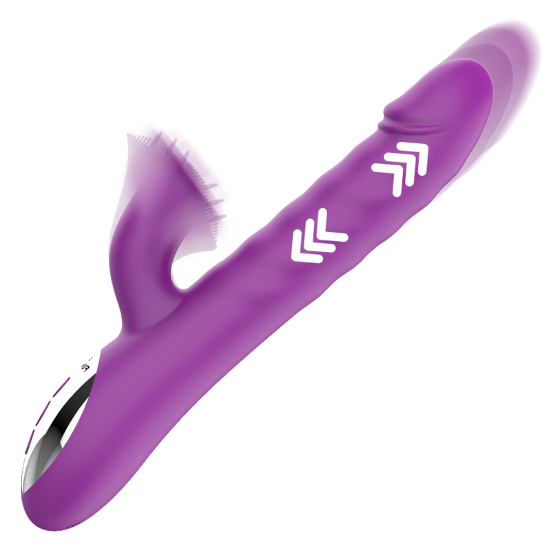 Vibratore Rabbit Thrust e Rotazione Fun Function Zenda