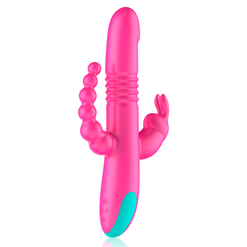 Vibratore Rabbit Triplo Happy Loky Donald — Wireless WatchMe