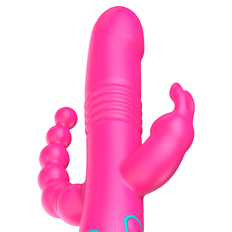 Vibratore Rabbit Triplo Happy Loky Donald — Wireless WatchMe
