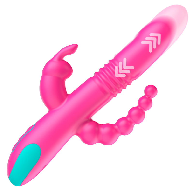 Vibratore Rabbit Triplo Happy Loky Donald — Wireless WatchMe