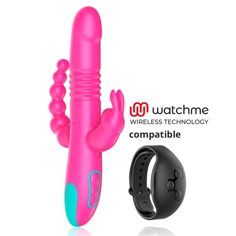 Vibratore Rabbit Triplo Happy Loky Donald — Wireless WatchMe